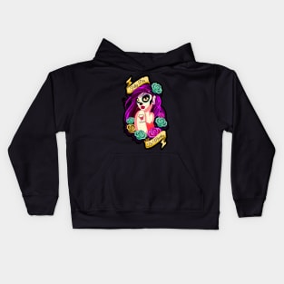 Posada Day of the Dead Outlaw, Dia De Muertas Kids Hoodie